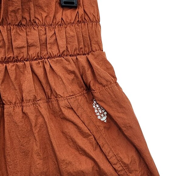 Free People Movement Women's Way Home Shorts Russet Orange Sz L - Picture 4 of 10